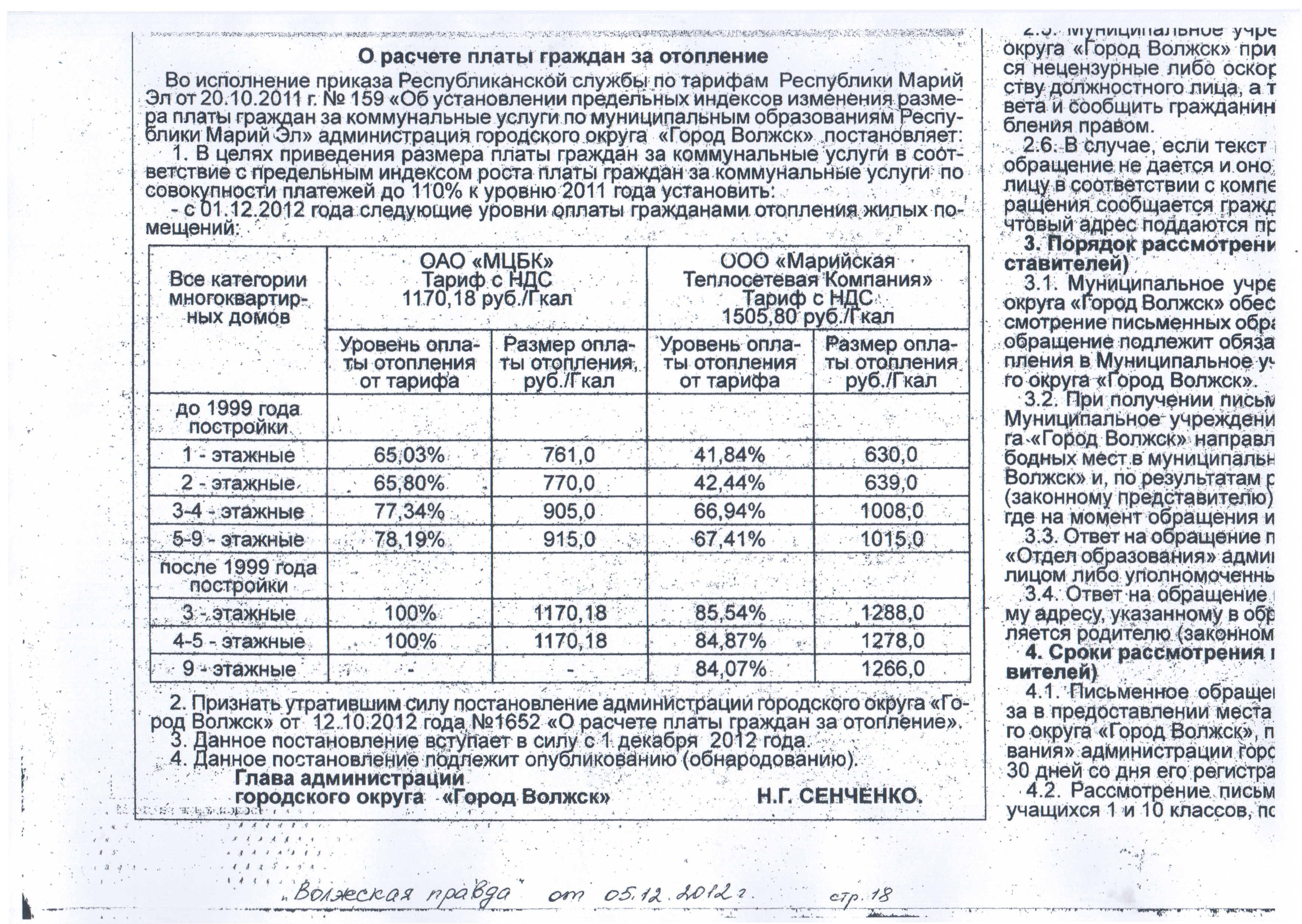 Ооо ук жкх новочебоксарск. Тарифы на коммунальные ресурсы.